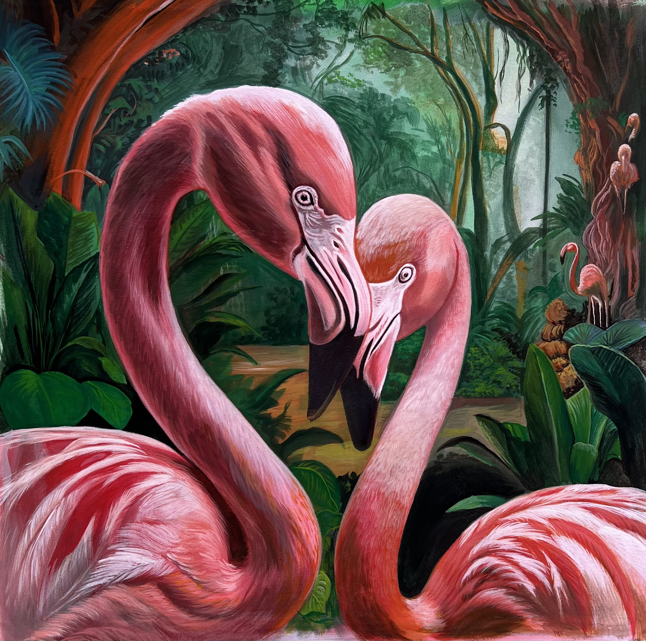 Flamingos in Paradise