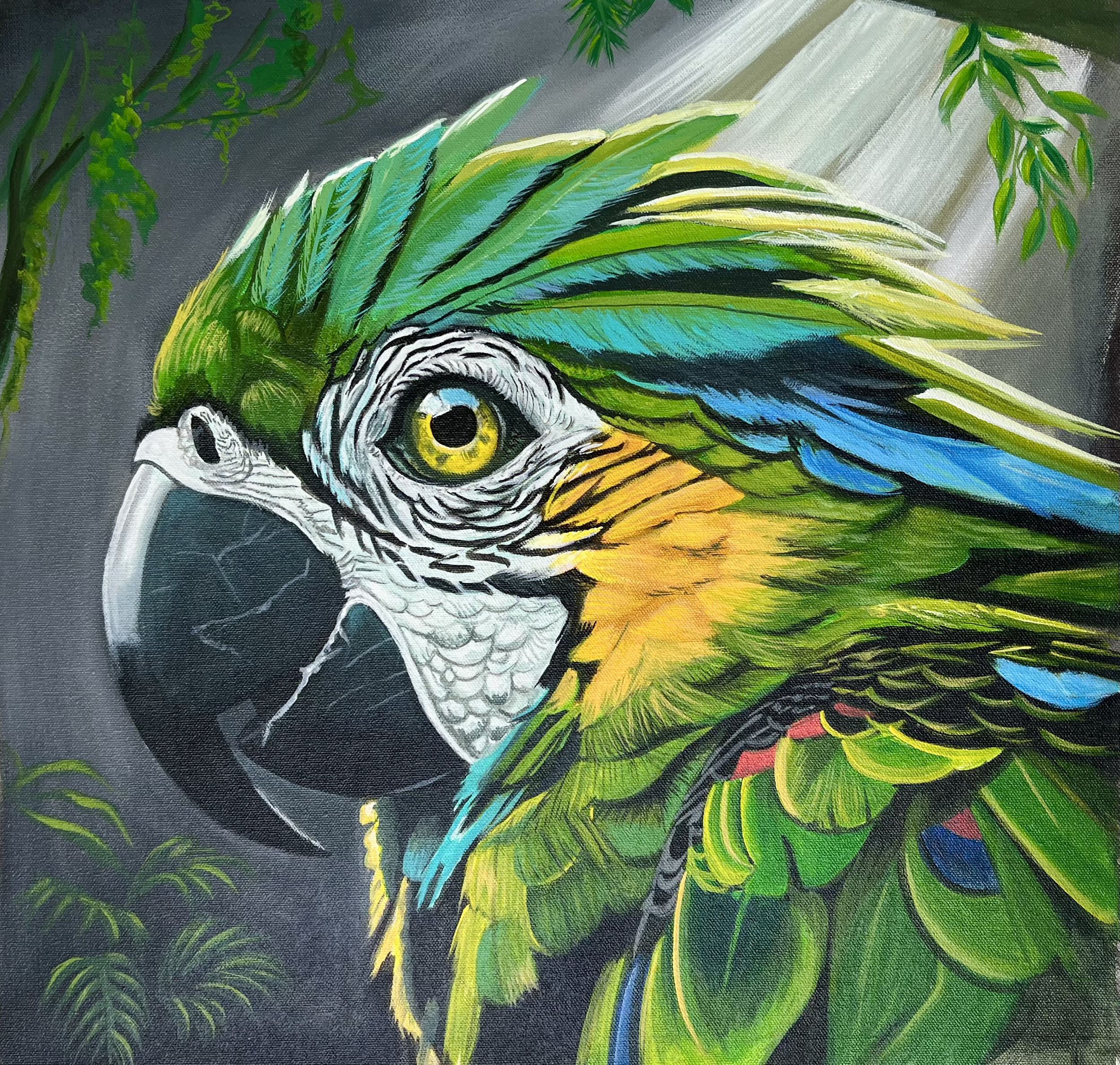 Wings of Green and Gold