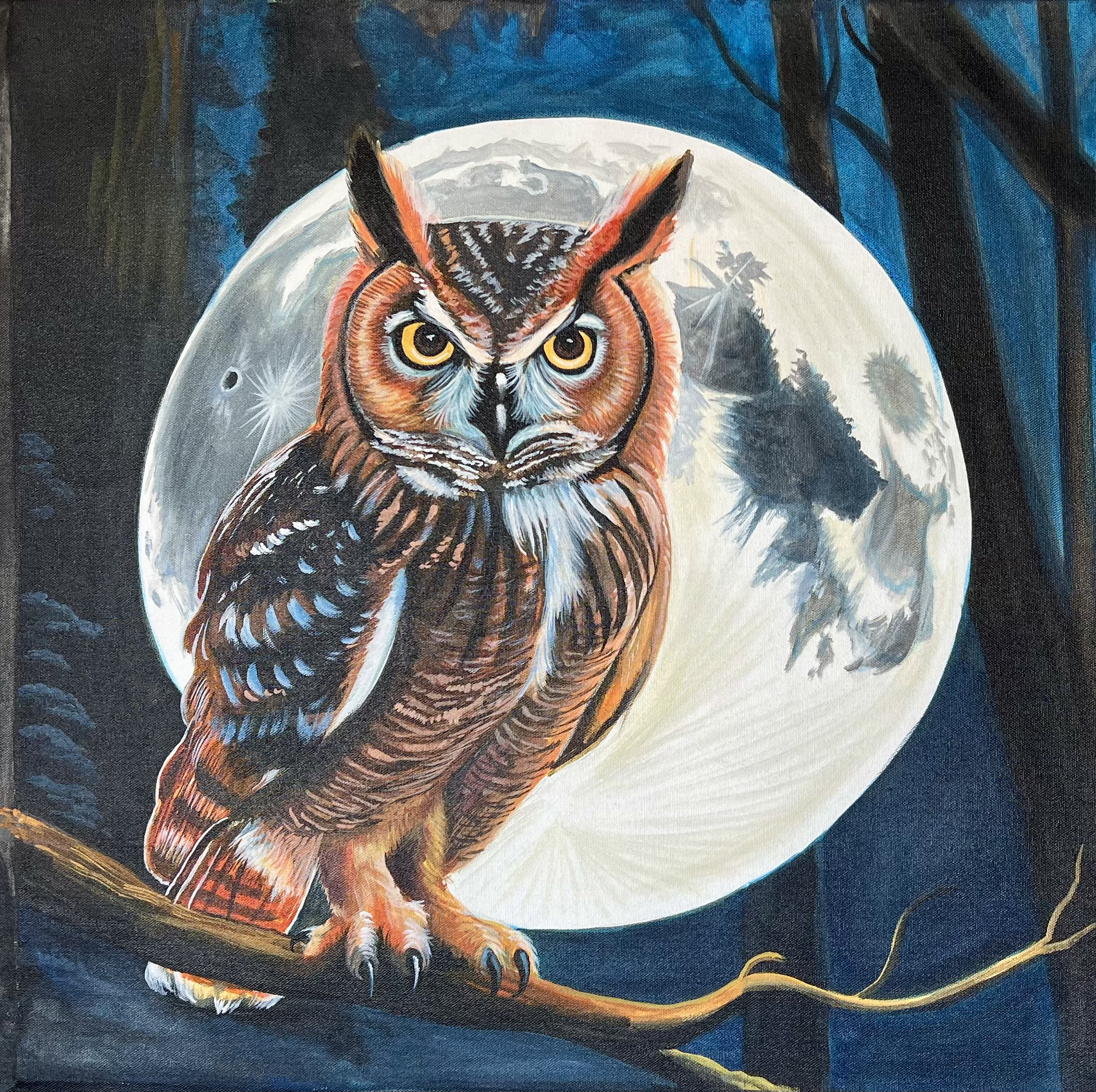 The Moon's Silent Companion