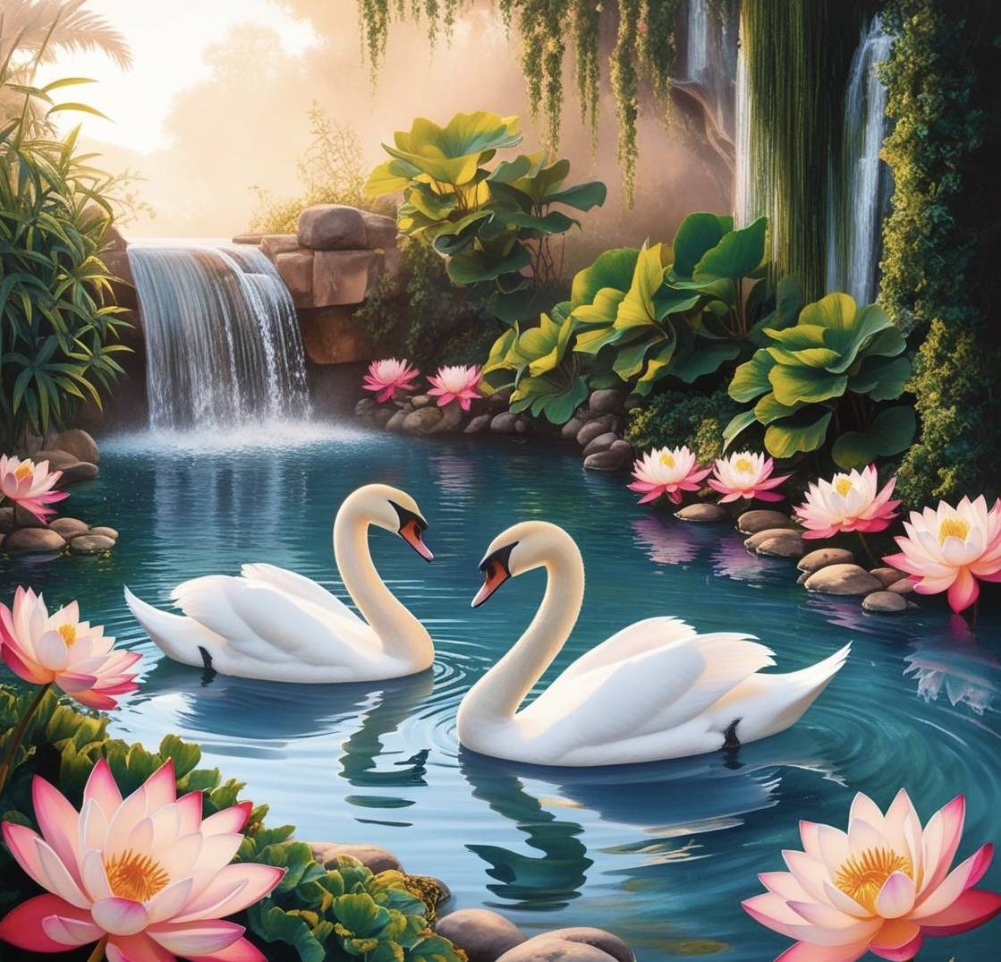 Swans in Paradise